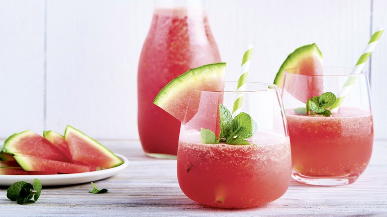 Wassermelonen- Rosé-Slushie